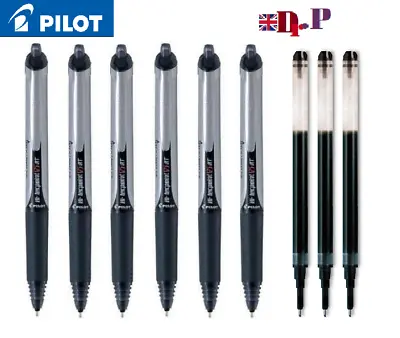 £3.15 • Buy  Pilot Hi-Tecpoint V5 RT Retractable Liquid Ink Rollerball BLACK Or Refill 