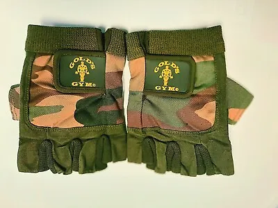£7 • Buy Golds Gym GG-G270 Camouflage Weight Lifting Gym Training Junior Glove