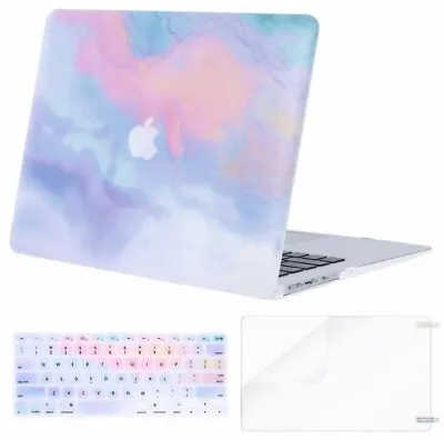Hard Shell Case Apple Macbook Air 13 Inch 2012-2017 Keyboard Cover Blue Pink • $15.49
