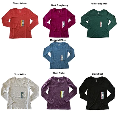 $12.99 • Buy Member's Mark Women's Super Soft Long Sleeve V-Neck Essential Tee