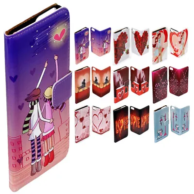 $13.98 • Buy For Samsung Galaxy Note Series - Valentine Love Theme Print Wallet Phone Cover
