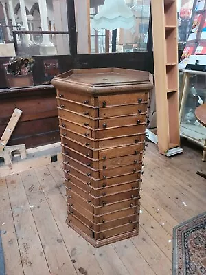 £2400 • Buy Amazing Antique Rotating Haberdashery Apothecary Drawers Cupboard Unit