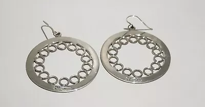 Artisan Crafted Sterling Silver Dial Drop Earrings QVC • £57.87