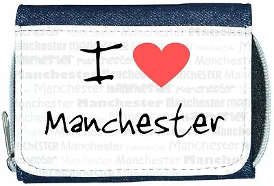 I Love Heart Manchester Denim Wallet • £14.99