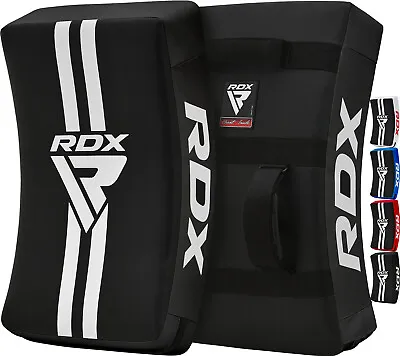 Muay Thai Kick Pad By RDX MMA Kick Shield Focus Mitts Kickboxing Arm Shield • $72.99