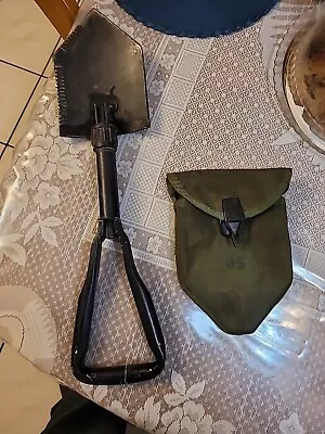 Vietnam Era Military Entrenching Tool Army Folding Shovel Ames 83  & Case VTG • $80