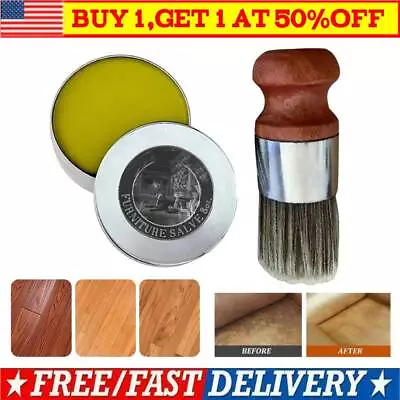 Wise Owl Furniture Salve For Leather W/ Boar Bristle Brush New US • $9.99