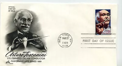 2411 Orturo Toscanini Performing Arts Series Artcraft FDC • $2