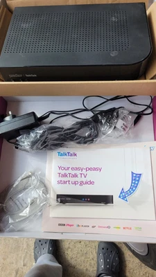 £9.99 • Buy TalkTalk YouView Huawei DN372T Freeview+ TV Dual Recorder Box PVR