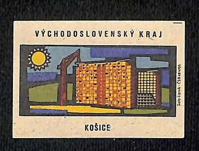 Vintage Swedish Matchbox Label East Slovak Series - Kosice C1960's • $7.99