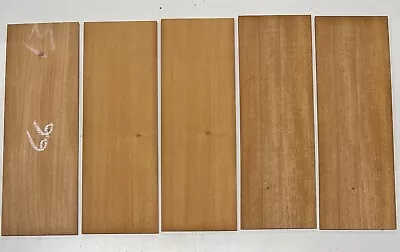 5 Pack Honduran Mahogany Thin Stock Lumber Boards  | 15-1/2 X 5-1/4 X 1/8  #66 • $8.99