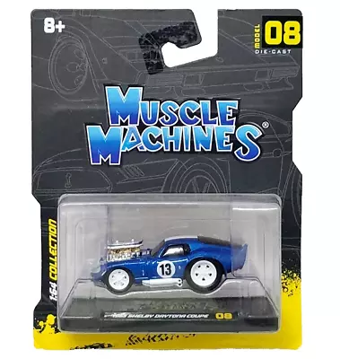 Maisto Muscle Machines 1965 SHELBY Daytona Coupe W/Display Stand 1:64 Collection • $4.92