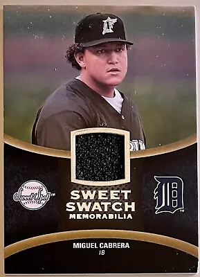 2008 Sweet Spot Sweet Swatch Memorabilia Miguel Cabrera #SS-CA • $4.99