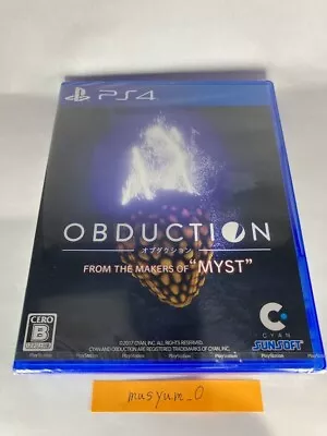 OBDUCTION Sunsoft - From The Makers Of Myst - PS4 Adventure Japan : Unopened New • $45