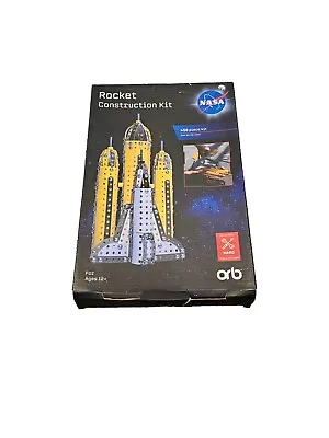 NASA SPACE ROCKET Metal Construction Kit BUILD YOUR OWN 458 Pieces Puzzle • £25