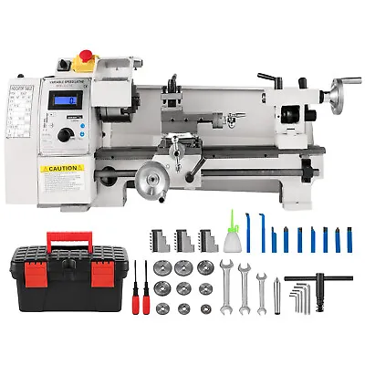 VEVOR 8 X14  Mini Metal Lathe Variable Speed Metalworking Machine 2250 RPM • $588.59