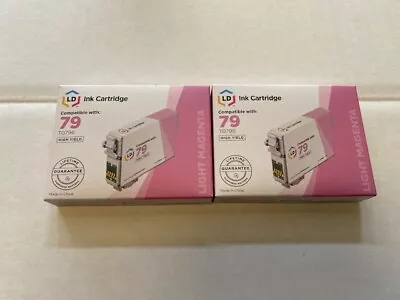 2 -LD Remanufactured Ink Cartridge For Epson 79 T079620 High Yield Light Magenta • $10.97