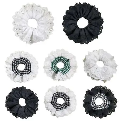£4.55 • Buy Mixed Colors Lace Scrunchies Hair Ties Hair Bands Wrist Band Hair Accessories