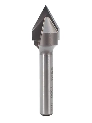 Whiteside 1550 V-groove Router Bit 60 Degree 1/2  Diameter 1/4  Shank • $20