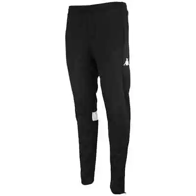 Kappa Tarente Track Pants/bottoms Brand New Black Size 4xl Mens Approx 44-46'' • £19.95