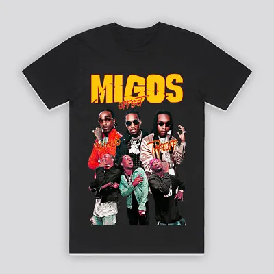 Custom T Shirt Migos Offset Quavo Take Music Hip Hop R&b Vintage Tee Artist Pop • $39.99