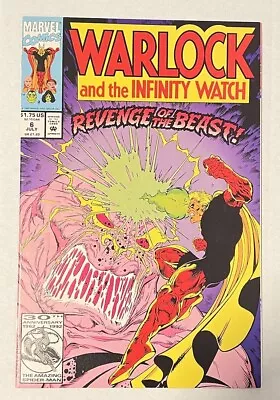 Warlock And The Infinity Watch #6 Marvel Comic Book • $1.75