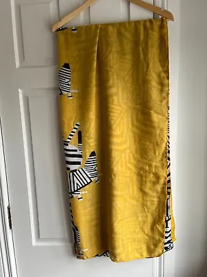 Zebra Print Scarf  200cm Long X 80cm Wide Striking Pattern And Drapes Well • £5.99