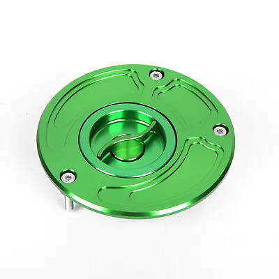 For Kawasaki ZX6R ZX10R/9R ZX6RR ZRX1200 ZZR600 Z750 Fuel Gas Tank Cap US Green • $26.50