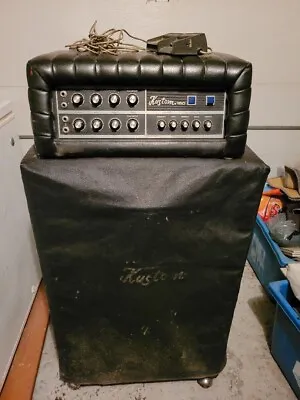  1967  KUSTOM  BLACK 90s Legit K-200 1 X 15 Tuck & Roll Amp • $1000