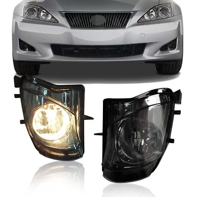 For 2006-2010 Lexus IS250 IS350 Front Fog Lights Bumper Lamps Smoke Lens • $34.40