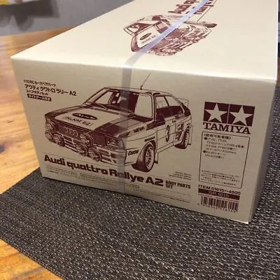 Tamiya 1/10 RC Car Unpainted Body Audi Quattro Rally A2 • $294.76