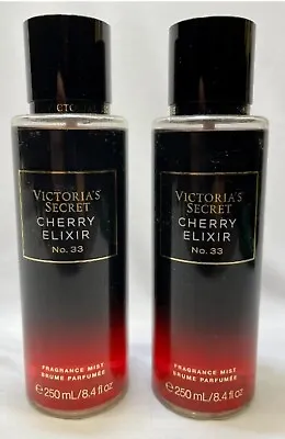 SET OF 2~Cherry Elixir No.33 Victoria's Secret Fragrance Mist 8.4 Fl Oz~NEW~RARE • $32.99