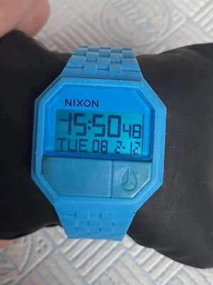 £3.20 • Buy Nixon Robot Rock ‘The Re-Run P’ Mens LCD Digital Watch - Please Read