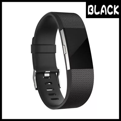 Silicone Watch Wrist Sports Strap For Fitbit Charge Band Wristband Replacement • $3.25