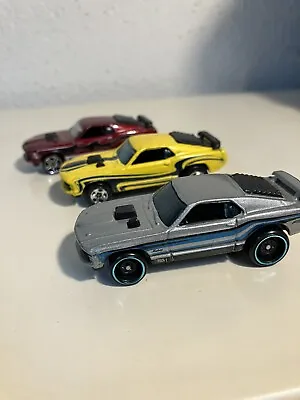 Hot Wheels Ford Mustang Mach 1 Lot 3 Loose • $5.99
