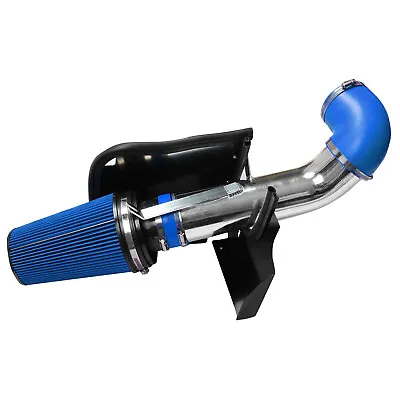 4  Inch Cold Air Intake Kit +Heat Shield For 99-06 GMC/Chevy V8 4.8L/5.3L Blue • $47.99