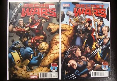 $244.99 • Buy Marvel Secret Wars #1-8 Mile High Comics Exclusive Cover Set 2015