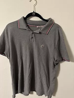 Moncler Grey Polo Shirt 3XL • $100