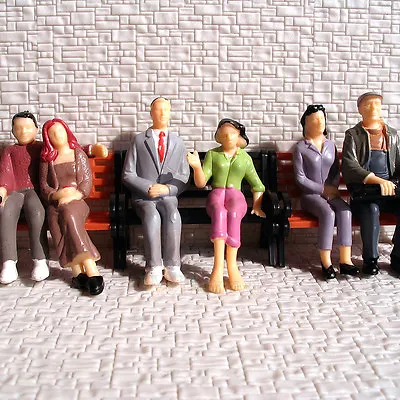 12 Pcs All Seated G Scale 1:24 Painted Figure People Passenger • $9.99