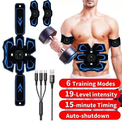 2024 NEW EMS Abdominal Muscle Core Toning Trainer Stimulator Flex Toner Tactical • $21.83