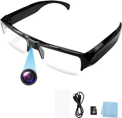 Giurrovo Camera Glasses Video Recording Camera Video Glasses HD 1080P Eyewear... • $81.95