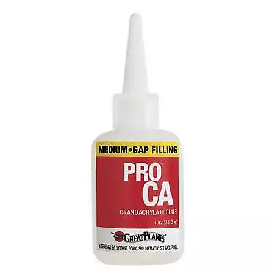 Great Planes Pro CA+ Glue Medium 1 Oz GPMR6008 Miscellaneous Airplane • $6.99