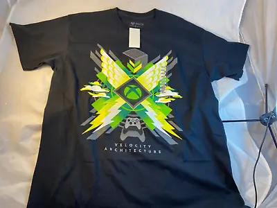 Xbox X Velocity Men's Size L Black T-shirt Ripple Junction New With Tags Large • $7.99