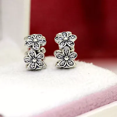 New Authentic Pandora PAIR Dazzling Daisies Spacers 792053CZ Wife Mom Gift  • $54.99