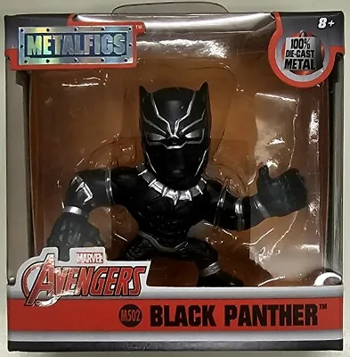 Marvel Avengers Metalfigs 2.5  Black Panther Figure Jada Toys (New) M502 • £8