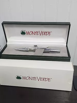 Vintage Monteverde USA Intima CLEAR Ballpoint Pen • $39.95