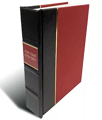 For Your Eyes Only (Leather-bound) Ian Fleming Hardcover Book • $79.99