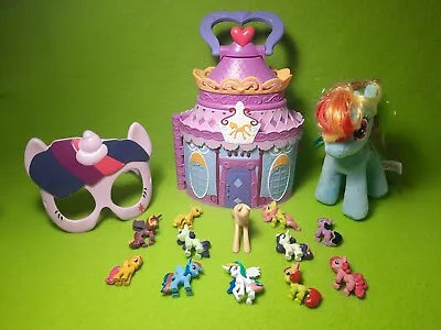 My Little Pony Rarity Boutique Dress Shop Playset + Figures + Plush & Glasses!!! • $42.95