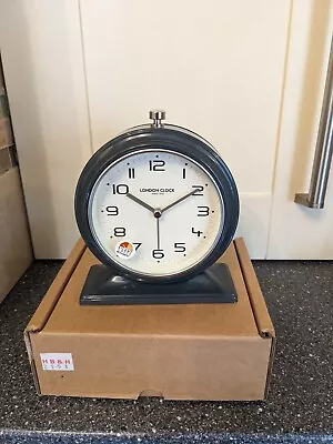 The London Clock Company Metal Alarm Clock Quartz New Ex Shop Stock • £12.99