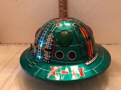 Vintage X-17 Battery Operated Flying Saucer Excellent Working Condition • $280